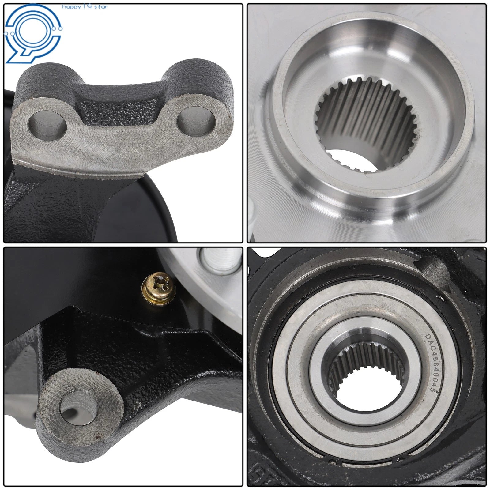 Front Steering Knuckle & Wheel Bearing Hub Assembly for Toyota Sienna (2004–2010)