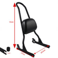 Sissy Bar Backrest Set for Harley Fatboy, Cross Bones, Softail (2000-2017)