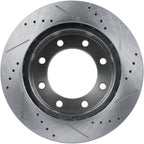 Front Drilled & Slotted Brake Rotors for Ford F-250 Super Duty (2000–2004)