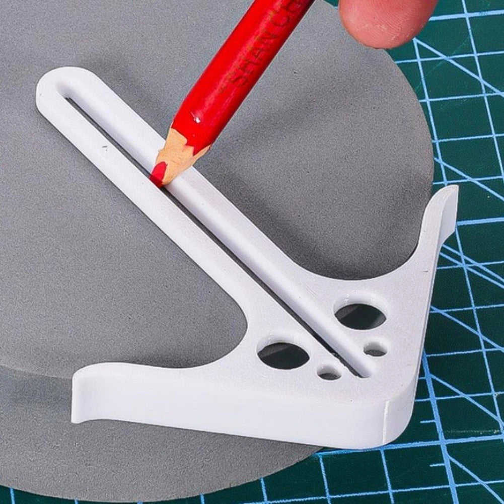 Center Locator Device for Woodworking Round Bars and Engraving