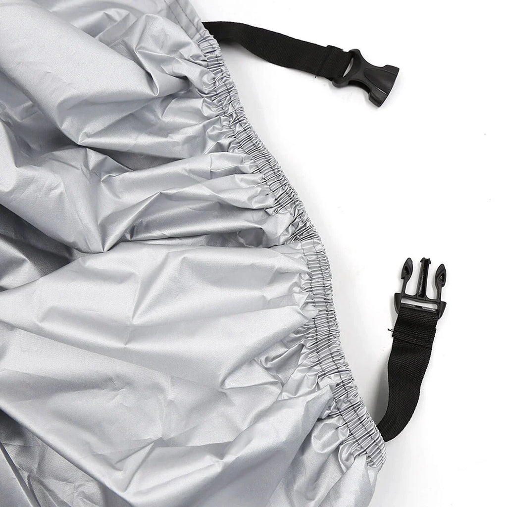 XXL Black & Silver Motorcycle Cover for Honda Shadow Rebel 250 500 750 1100 VTX (1996-2023)