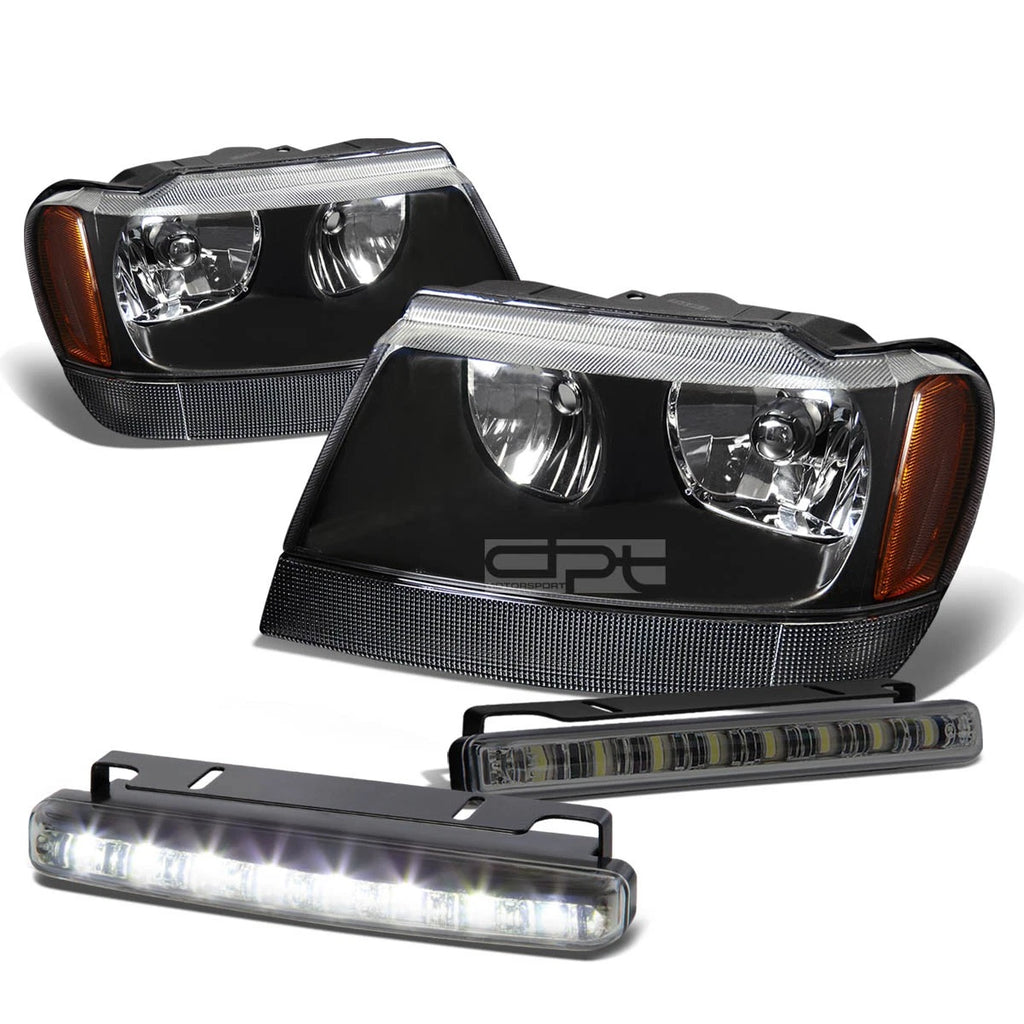 Smoke LED Fog Light Kit for Jeep Grand Cherokee (1999–2004)