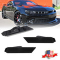 2X Smoked Black Lens Front Side Marker Lights for Chevy Camaro (2010–2015)