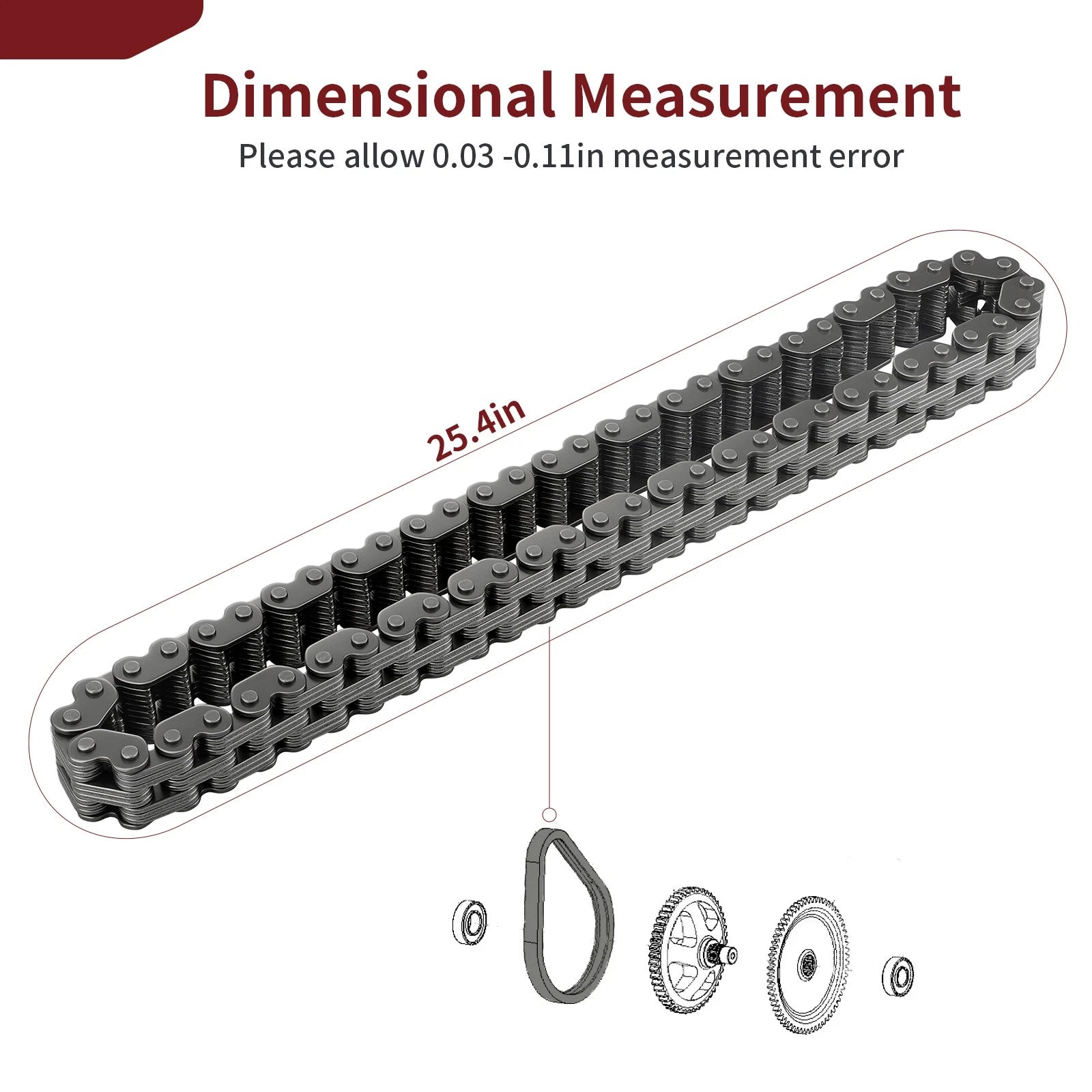 Silent Transmission Chain for Polaris Trail Blazer Scrambler 250 330 400 500
