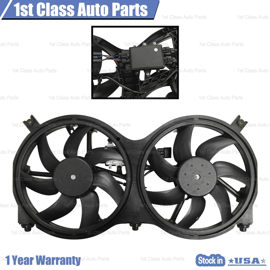 Radiator and Condenser Fan with Module for Nissan Pathfinder Infiniti QX60 (2013–2020)