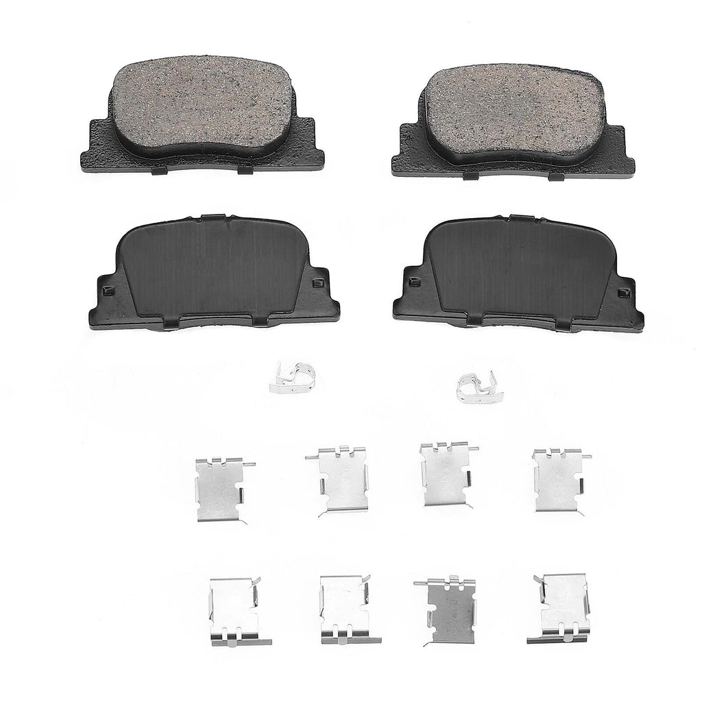 Rear Disc Brake Rotors & Ceramic Pads for Toyota Camry (2000–2001)