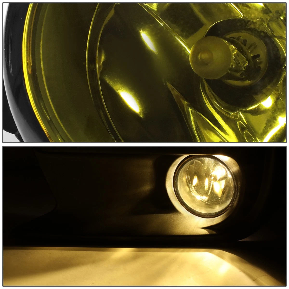 Pair of Amber Lens Fog Lights for Subaru WRX (2018–2019) - Includes Bezels & Switch