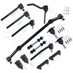 14pcs Tie Rod Ball Joint Kit for Chevrolet Impala, Cadillac DeVille, Buick LeSabre