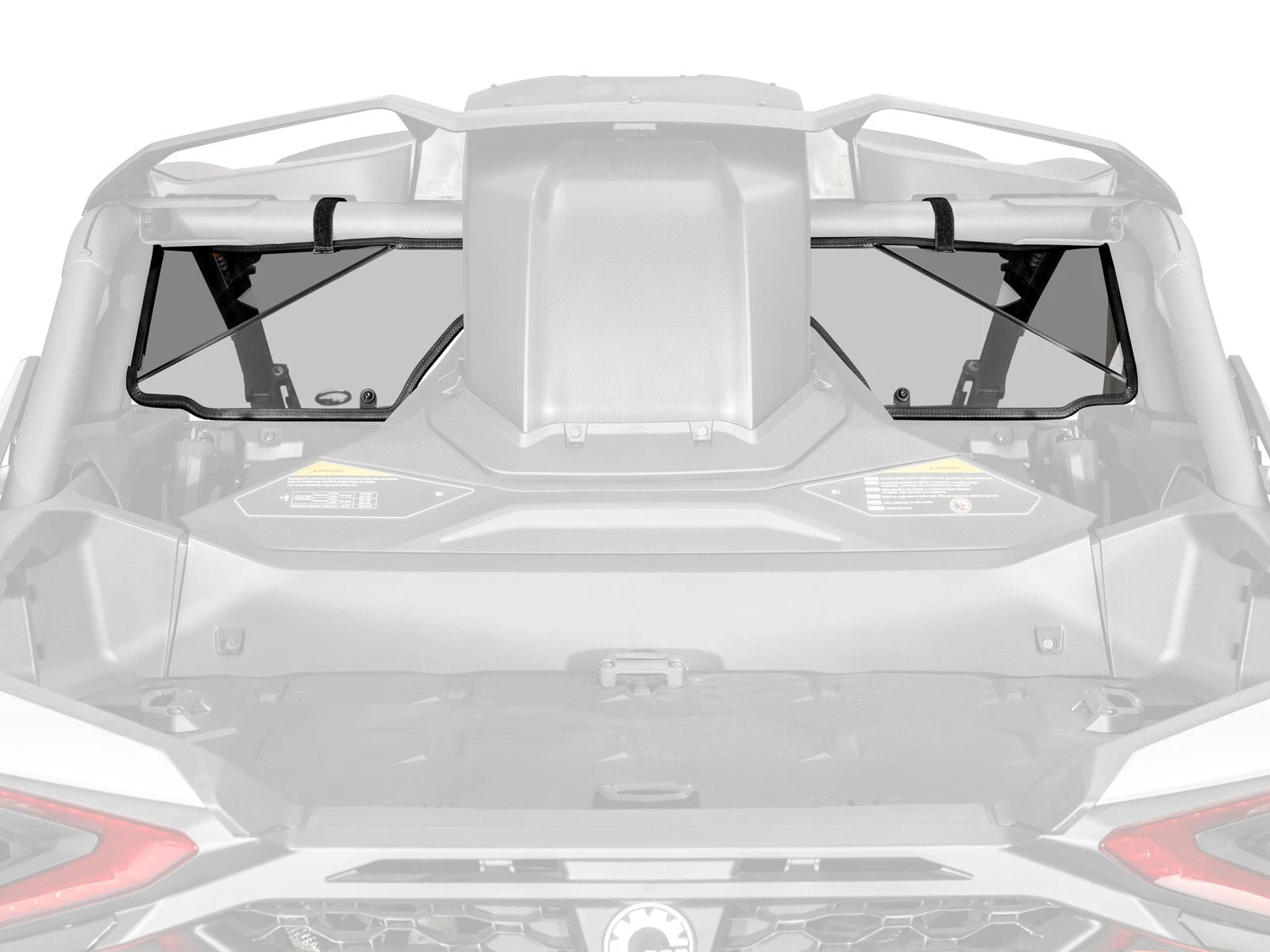 Scratch-Resist Light Tint Rear Windshield for Can-Am Maverick R (2024+)
