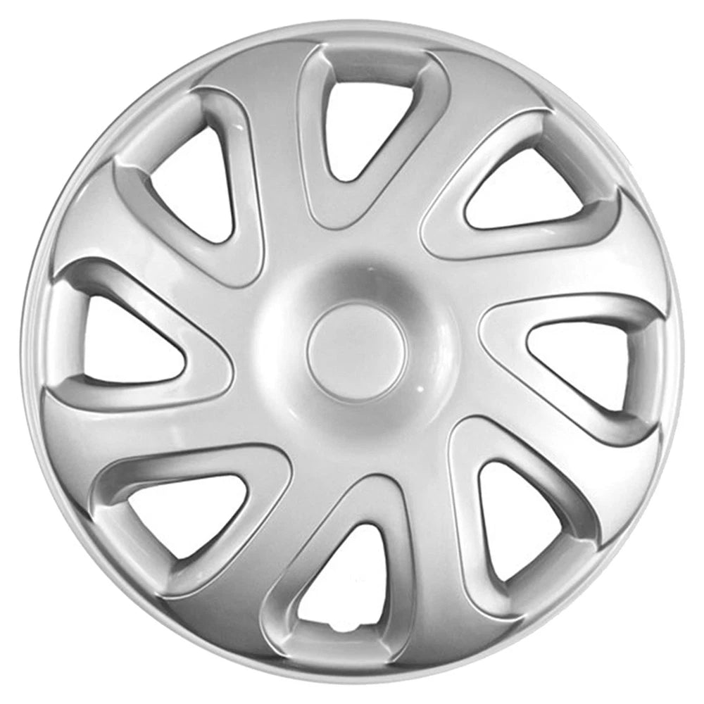 Wheel Cover Hubcaps Push-On Silver Front Set for Toyota Corolla (2000–2002)