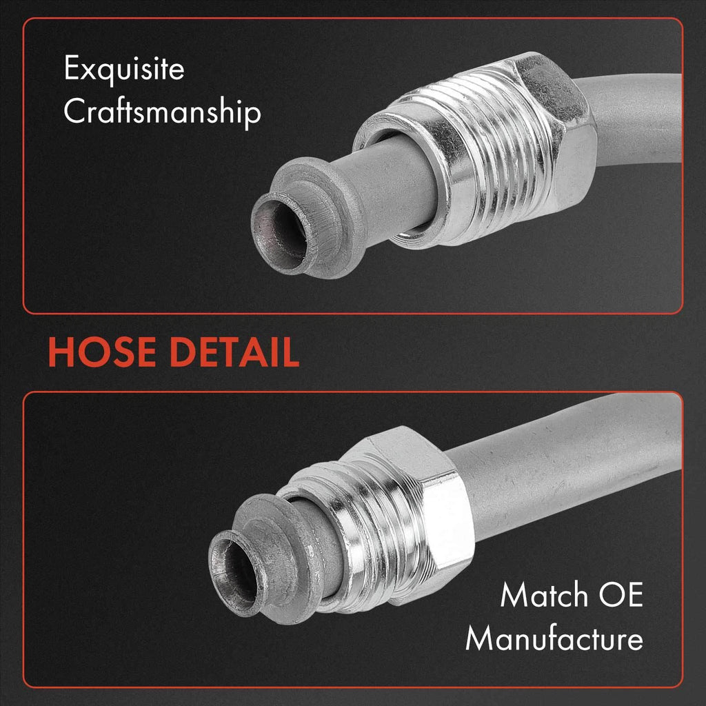 Set of 4 Power Steering Pressure & Return Line Hoses for Chevy Express (2003–2023)
