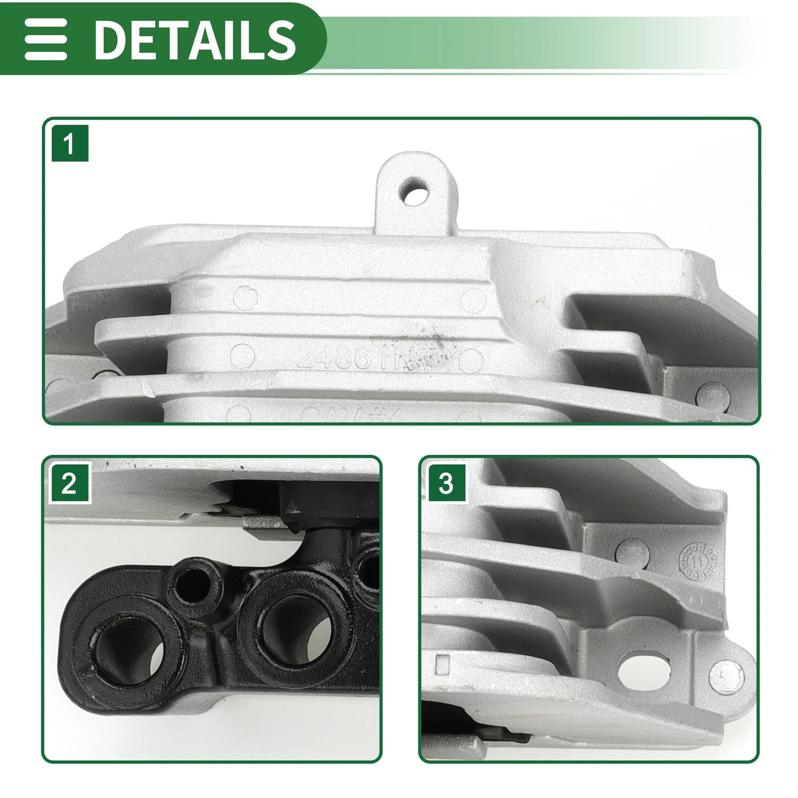 Engine Motor Trans Mount Set for Dodge Grand Caravan (2008–2010)