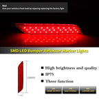 LED Rear Bumper Reflector Tail Brake Signal Lights for Honda Civic Sedan (2013–2015)
