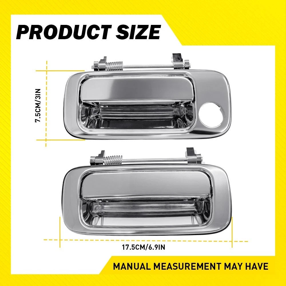 Chrome Outer Door Handle for Toyota Land Cruiser 80 Series (1990â1998)