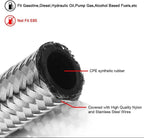 AN6 Swivel Hose End Fitting Kit for CPE Oil Fuel Line (10FT)