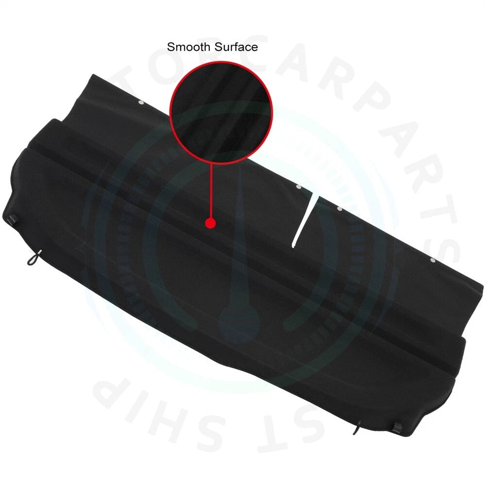 Rear Trunk Cargo Cover for Honda Fit (2009–2011) - Black Shade Shield