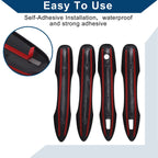 Door Handle Cover Trim for Toyota Camry (2018–2024) Black