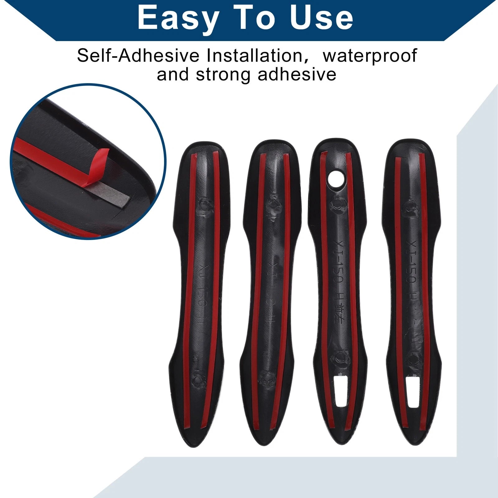 Door Handle Cover Trim for Toyota Camry (2018–2024) Black