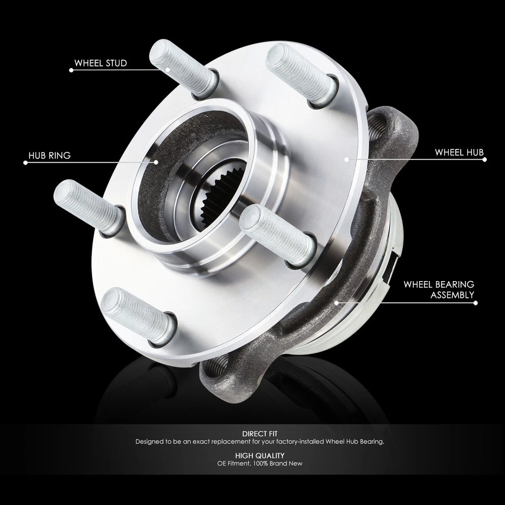 Front Wheel Bearing & Hub for Infiniti FX50 G35 M35 M45 EX35 Q40 QX50 (2006–2022)