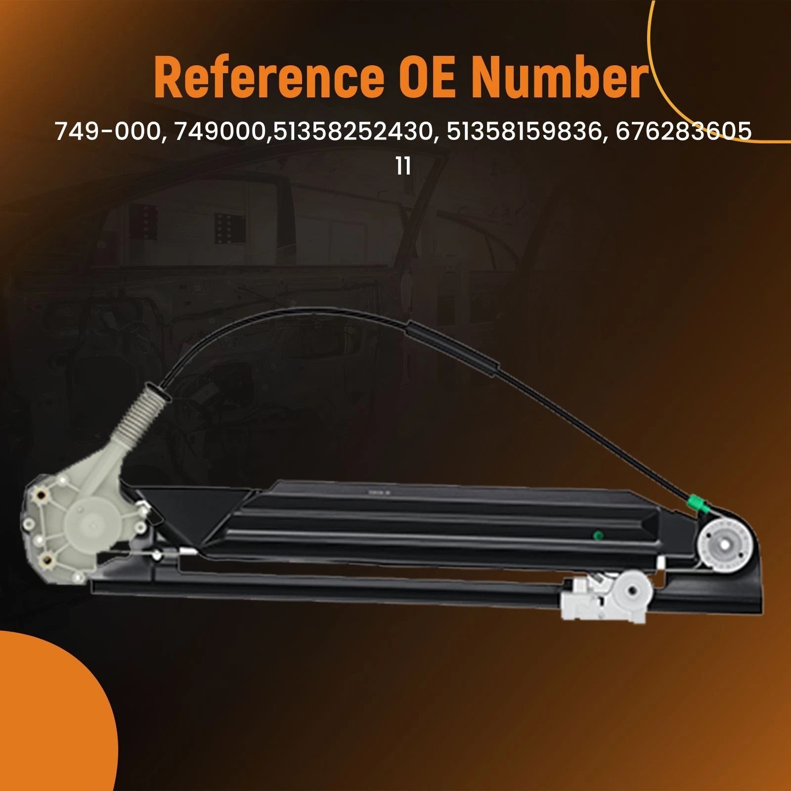 Window Regulator Assembly for BMW 5-Series E39 (1999-2003)