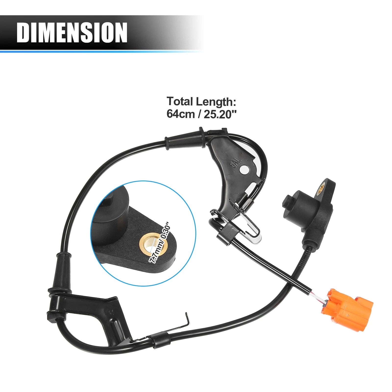 Front Left ABS Wheel Speed Sensor for Honda Civic VII (2001–2005)