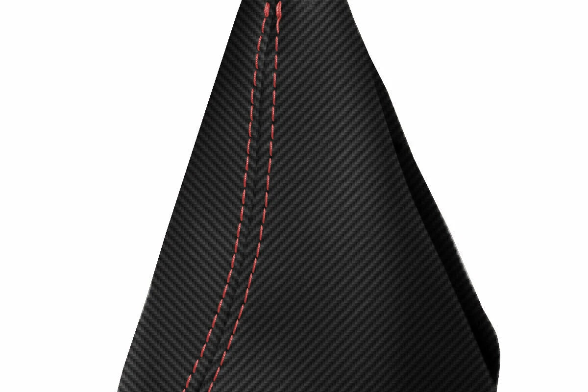 E Brake Boot Cover for BMW F30 F31 F32 F33 F34 F35 (2014–2019) Red Stitch Carbon Fiber