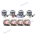 Piston Kit Ring for Mitsubishi MKM55 MKM65 MKM75 Tractor (S4S S4SD S4S-DT)