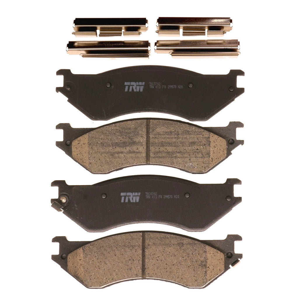 Set of 4 Disc Brake Pads for Ford F-150 (2000–2003)