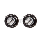 Set of 4 Red T3 Neo Wedge 3014 SMD LED A/C Heater Climate Lights