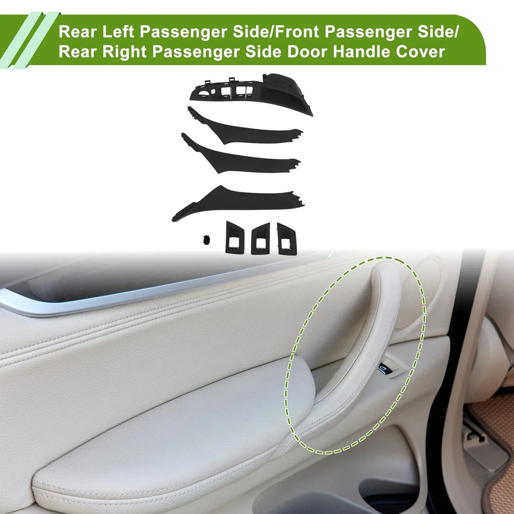 Door Panel Handle Pull Trim Cover for BMW 5 Series (2011-2016)