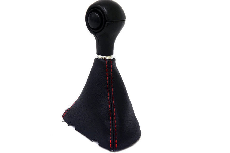 Automatic Shift Boot Cover for Audi TT (2008–2016) Red Stitch PVC Leather