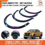 3" Slim Fender Flares for Ford Ranger PX3 (2018-2021)