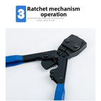 Blackened Alloy Clamp Pliers for CV Joint Boots (Non-Slip Ergonomic Handles)