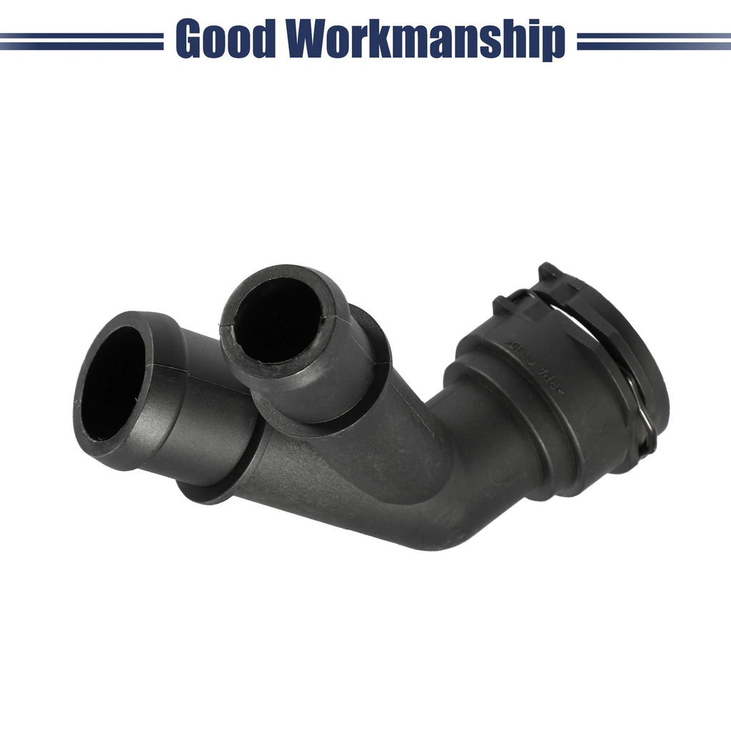 2X Radiator Coolant Pipe Hose Flange 5Q0122291AL for Volkswagen Golf (2015–2021)