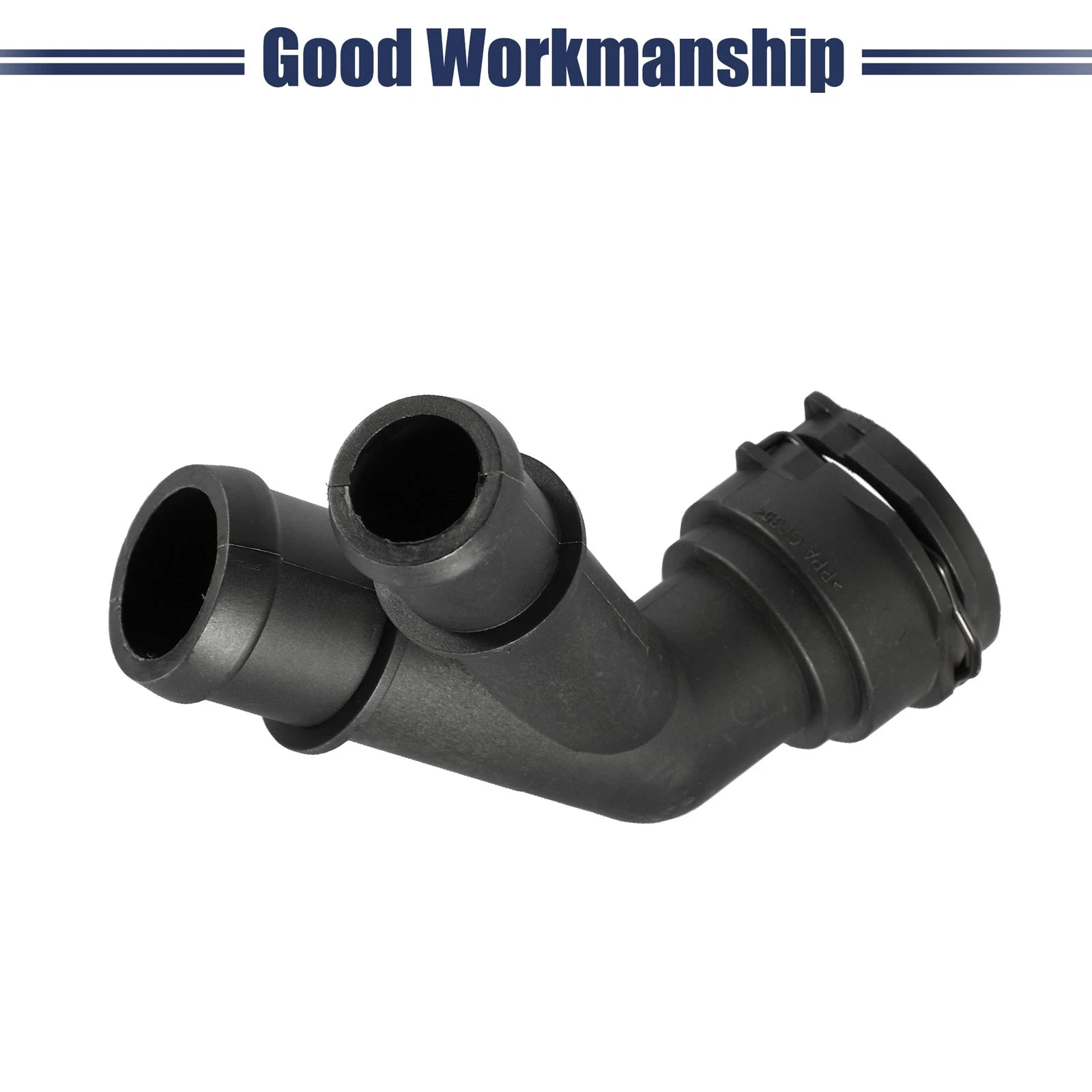 2X Radiator Coolant Pipe Hose Flange 5Q0122291AL for Volkswagen Golf (2015–2021)