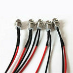 10PCS Green 12V DC LED Indicator Lamp for Car, Truck, Boat (Universal)