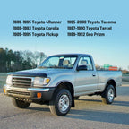 Gray Interior Door Handles Set for 1995-2000 Toyota Tacoma (Left & Right)
