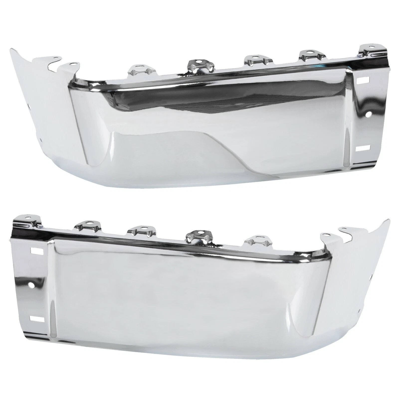 Rear Bumper End Caps for Chevy Silverado GMC Sierra (2007–2014)