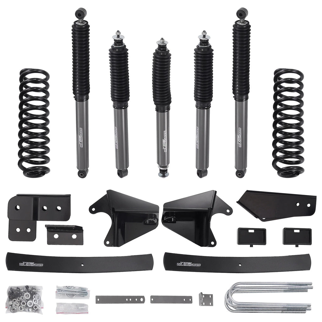 6 Inch Suspension Lift Kit for Ford F150/Bronco (1980–1996) 4WD, Twin-Tube Shock