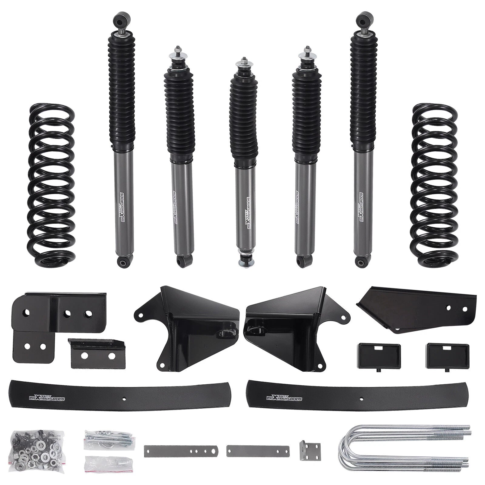 6 Inch Suspension Lift Kit for Ford F150/Bronco (1980–1996) 4WD, Twin-Tube Shock