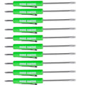 10PCS Mini Pocket Screwdriver Set with Magnet and Clip