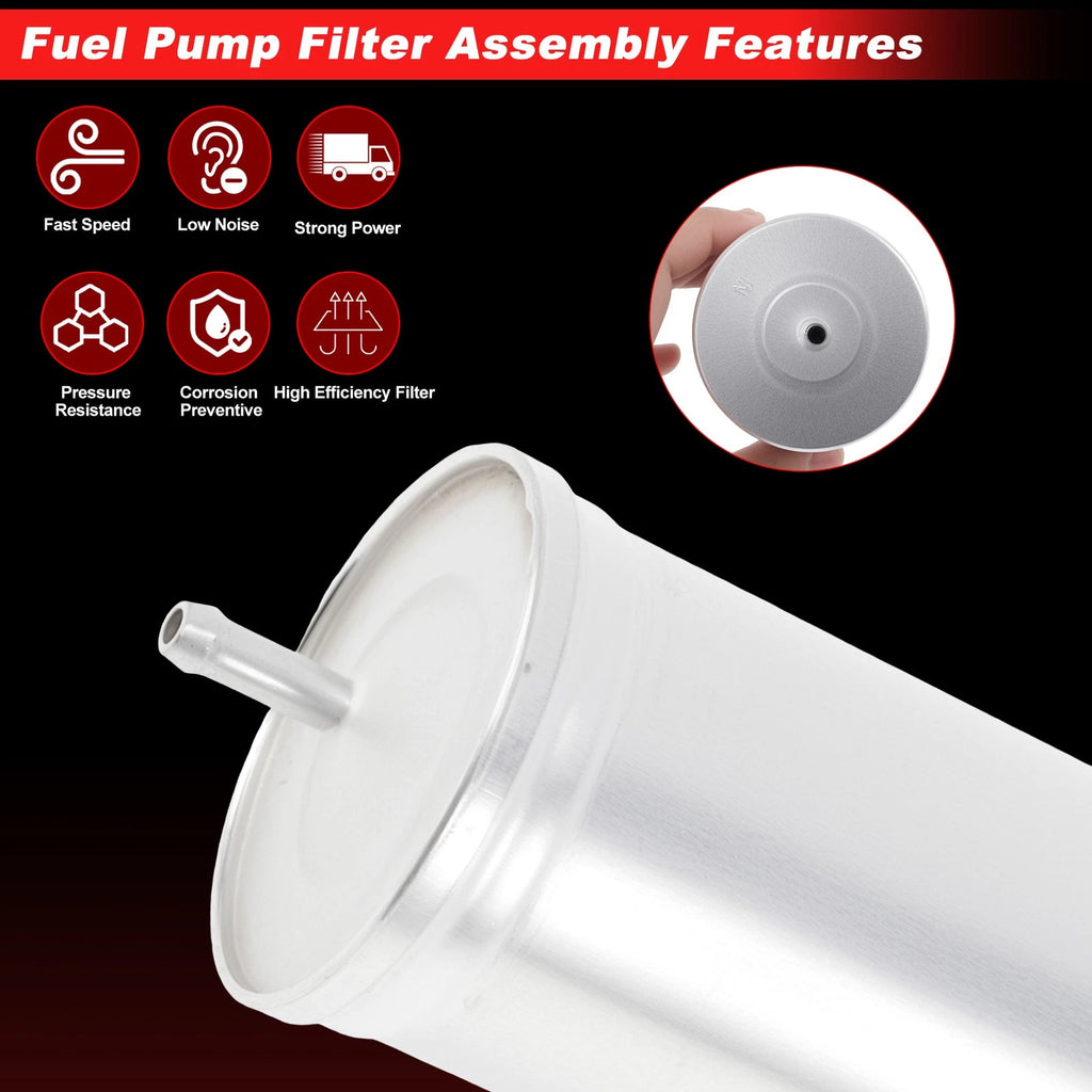 Fuel Filter Assembly for Ford F-150 F-250 (1986–1991) No.H80WK07/EP90C Metal