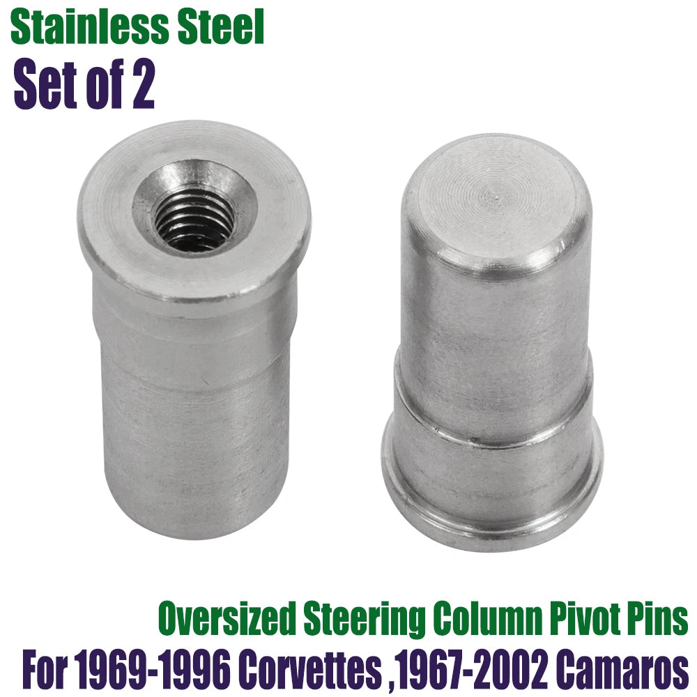 2pc Steering Column Pins for Corvette (1969–1996) & Camaro (1967–2002)