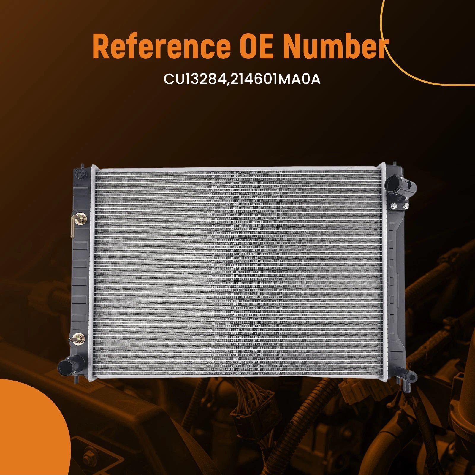 Aluminum Radiator for INFINITI M37 Q70L Q70 (2011–2019) 214601MA0A