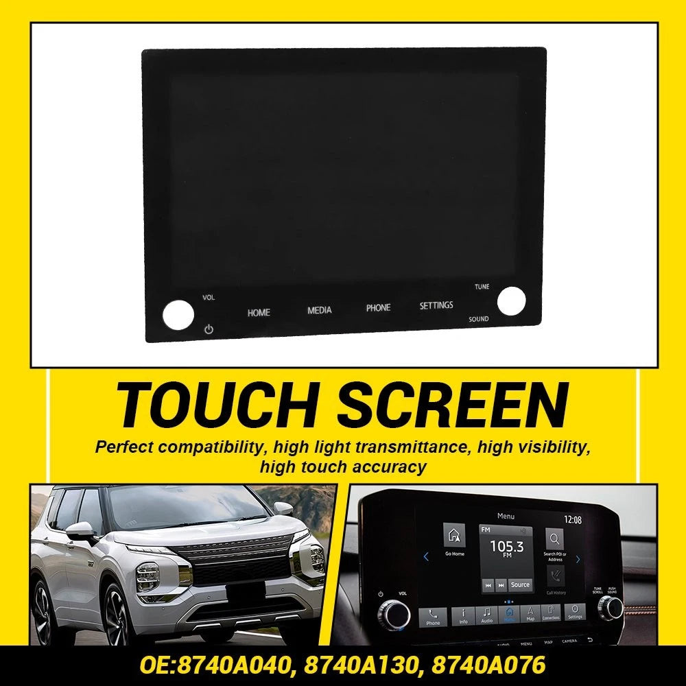 8" Touch Screen Glass Digitizer for Mitsubishi Outlander (2020–2022)