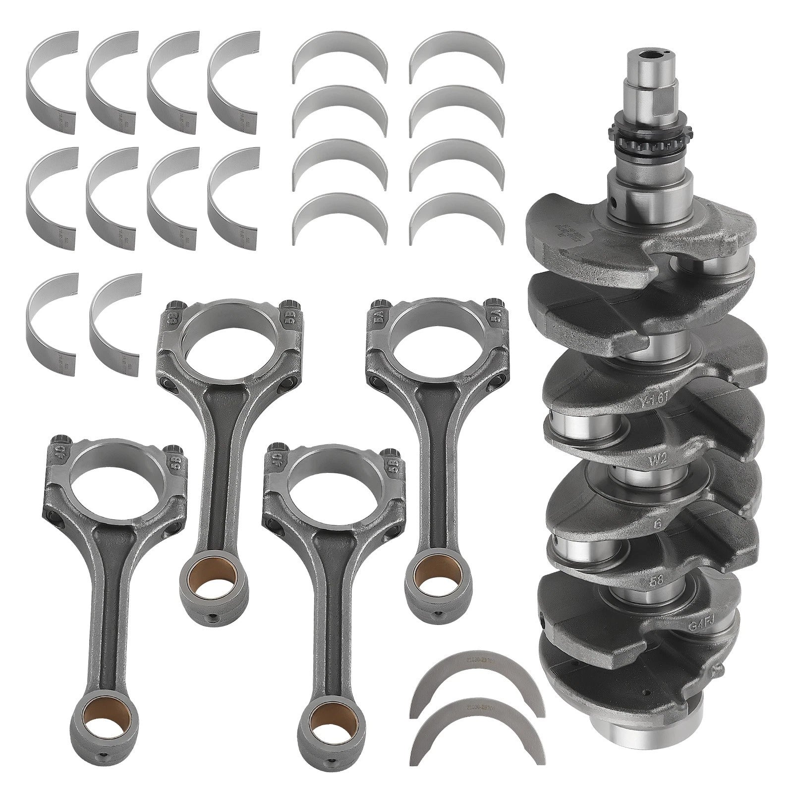 Crankshaft & Connecting Rods Bearing Kit for Hyundai Kia 1.6T (2017–2021)