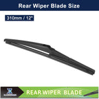 2X Rear Windshield Wiper Blade for Toyota Rav4 (2000–2012)