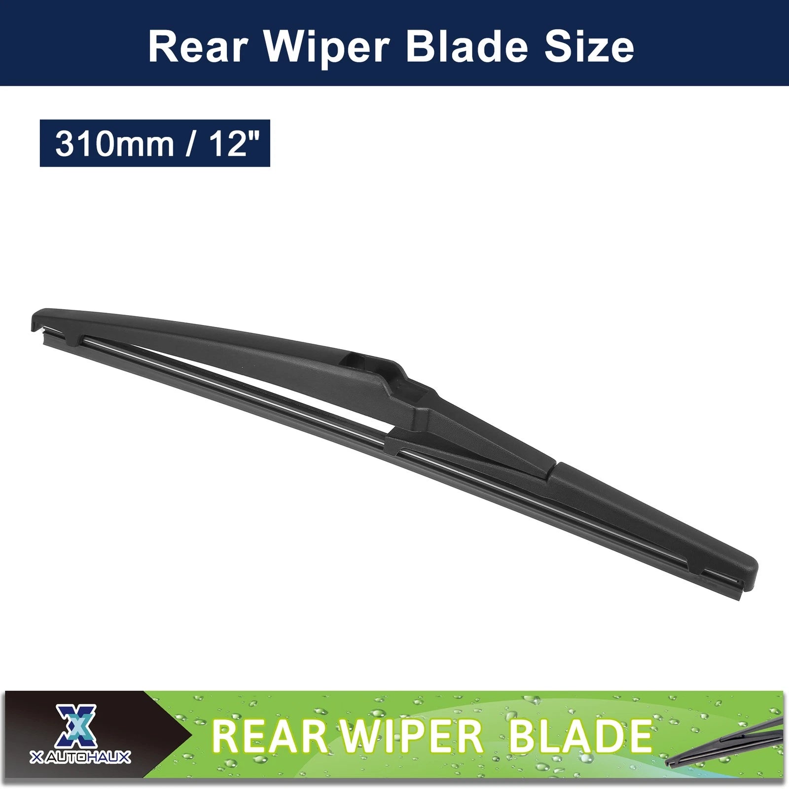 2X Rear Windshield Wiper Blade for Toyota Rav4 (2000–2012)