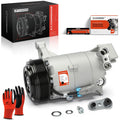 A/C Compressor with Clutch for Chevrolet Malibu and Pontiac Saturn (2007–2010)
