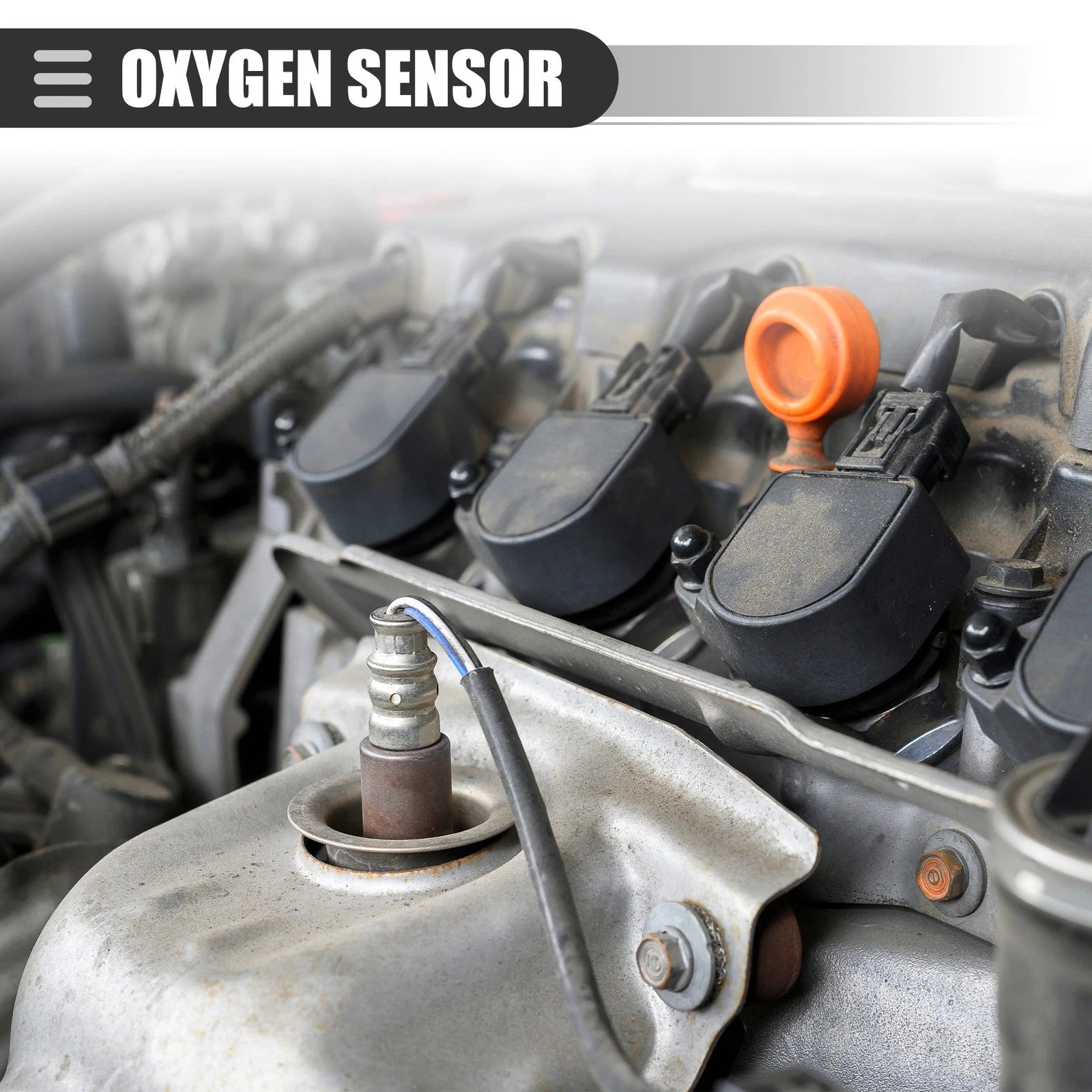 Set of 4 Oxygen Sensors O2 for Cadillac Escalade (2008–2014) No. 12609457/12573167